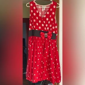 Disney Parks Minnie dress SzL EUC